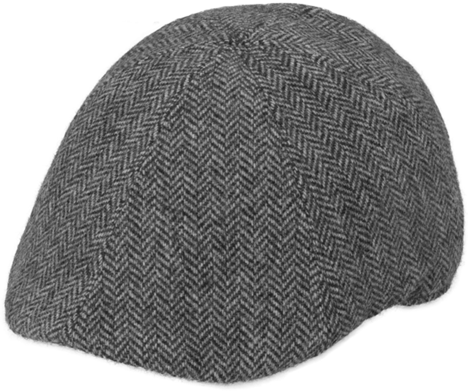Flatcap 6-Panel Visgraatmotief Licht grijs Fiebig maat 61