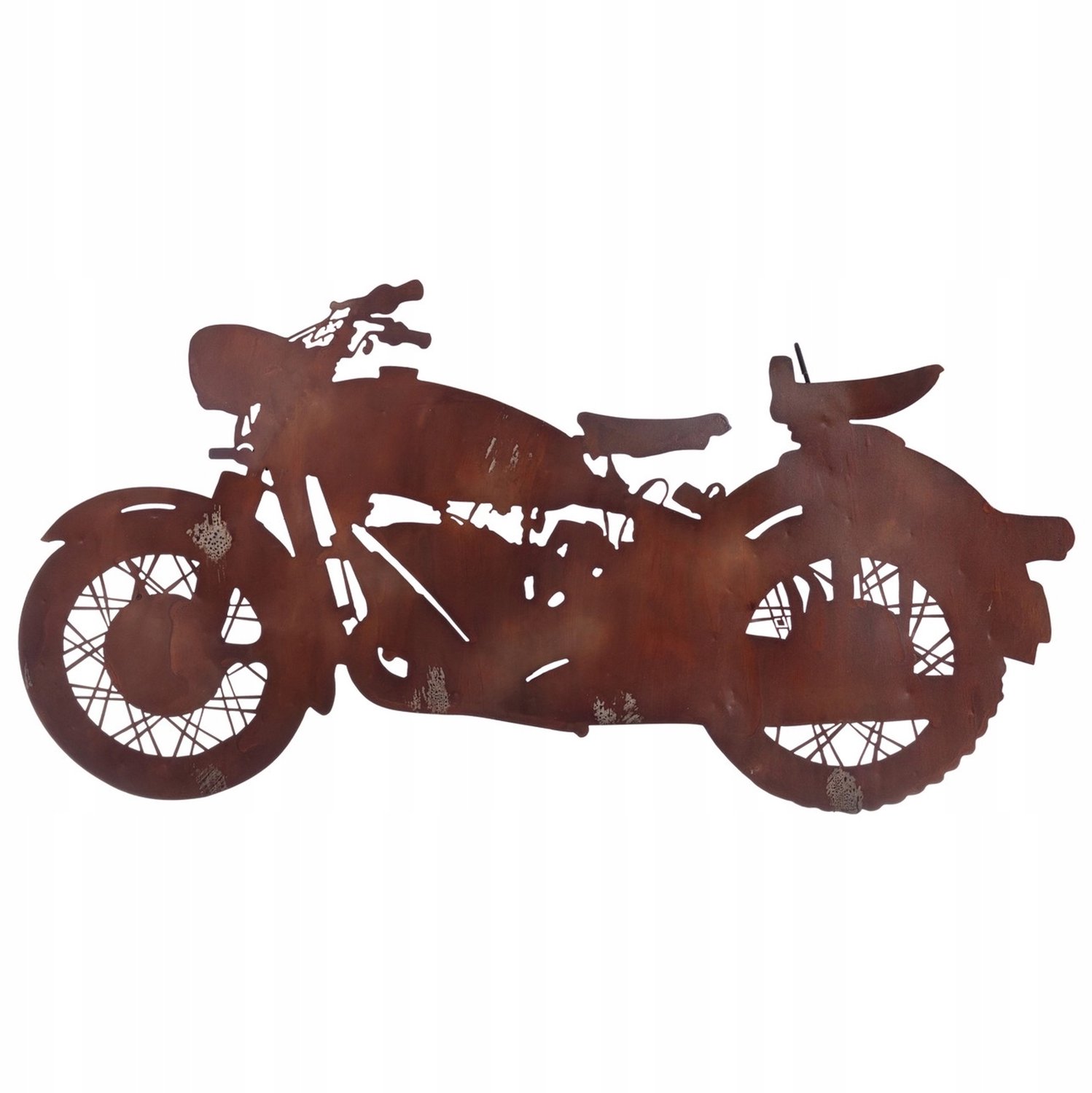 Dekoria Wanddecoratie Roestige Motorfiets Metaal 80x42cm