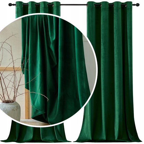 Luxe Velvet Gordijn met Ringel 140x250cm - Elegant en Zacht