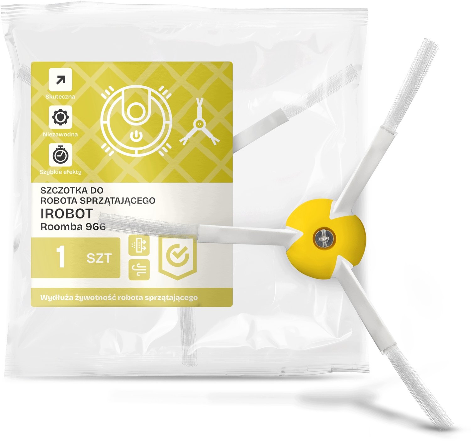 Zijborstel voor iRobot Roomba 966 stofzuiger robot