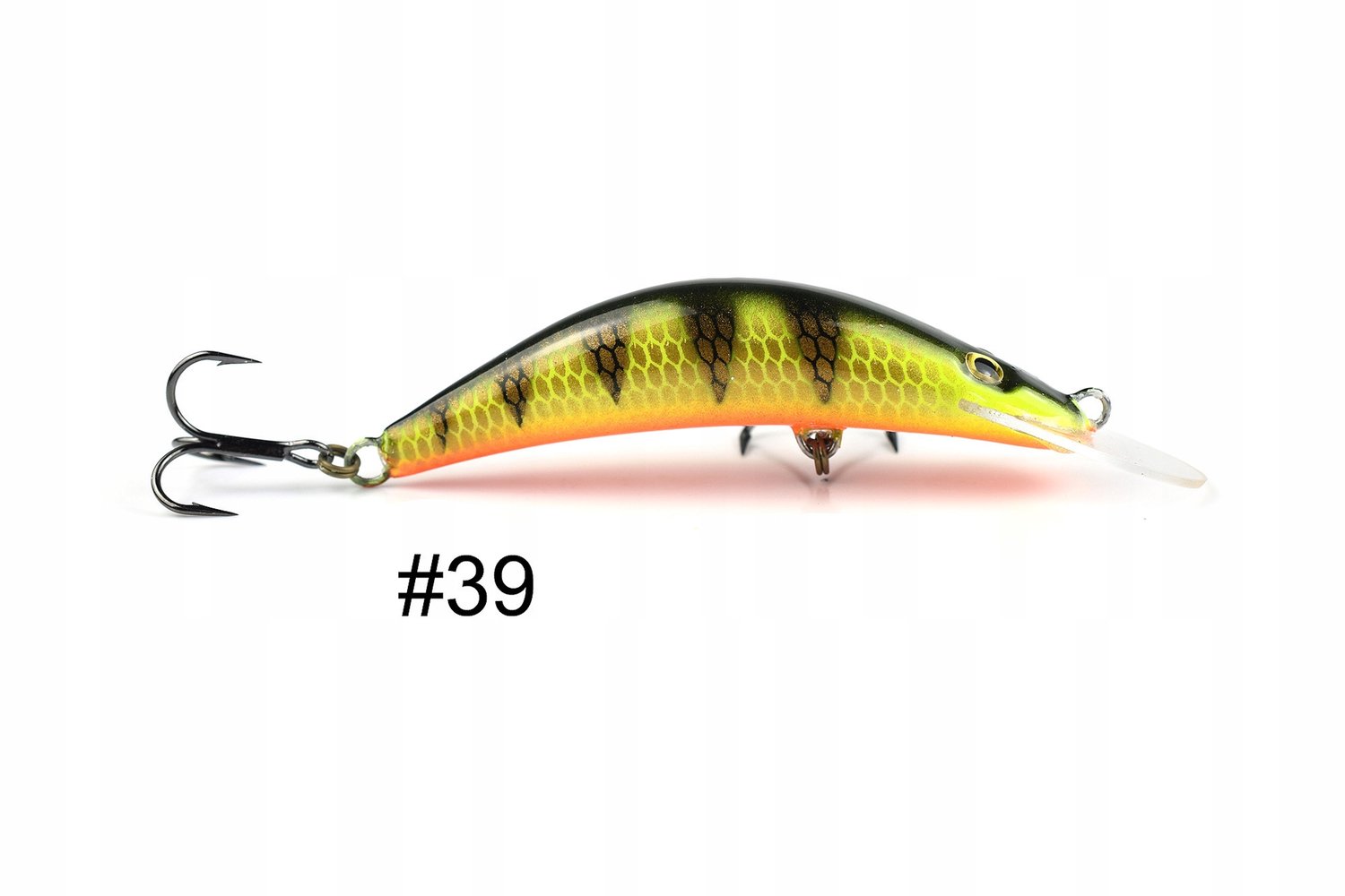 Merkloos Wobbler Banan 7cm - Vispakket voor Zalm, Forel, Snoek & Baars