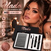 Cluster Wimpers - Nep wimpers Set - Nep wimpers Natuurlijk - Nep wimpers Glam look - Individuele Wimpers - 240 Stuks Wimpers - Wimper Extensions zelf aanbrengen - Cluster Lashes Set - Natuurlijke Look - Nepwimpers - Nepwimpers Makkelijk Aanbrengen