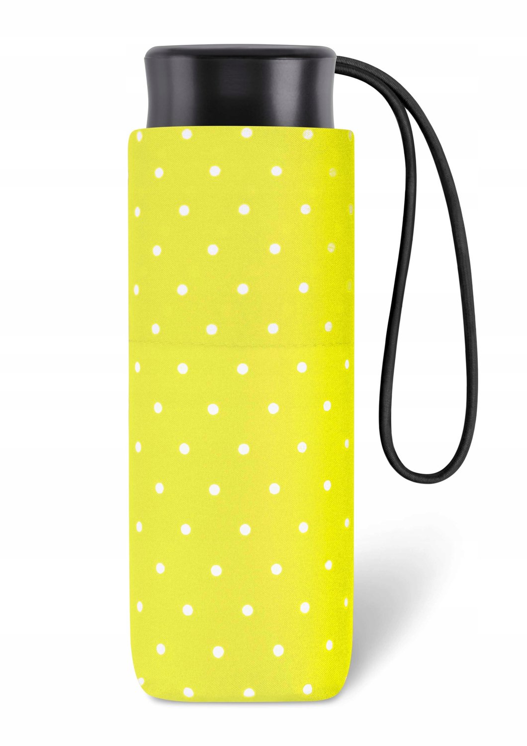 Happy Rain Ultra Mini Parapluut Polka Dots Geel - Compact & Stijlvol