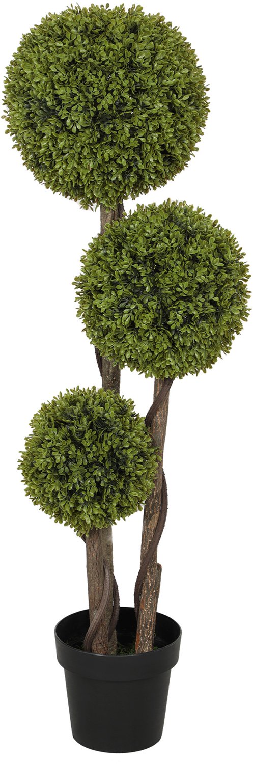 Kunstbuxus kunstplant 100 cm groen kamerdecoratie