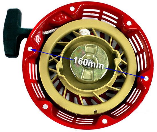 startmotor met terugslag voor LONCIN 168, G160, G200, G160F, G200F, LC168F-1, LC168F-2, 193500008-0002 — afbeelding 3