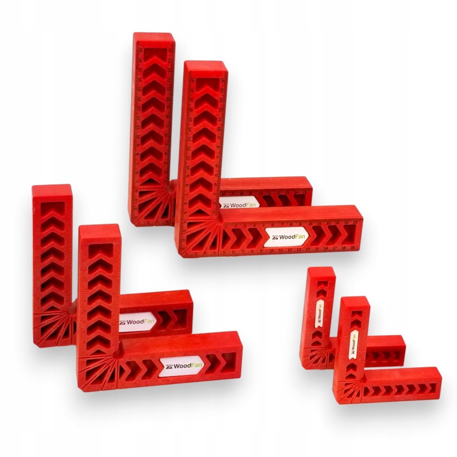 6x Hoekprofiel Klemmen Set 10, 15, 20 cm - ABS Kunststof