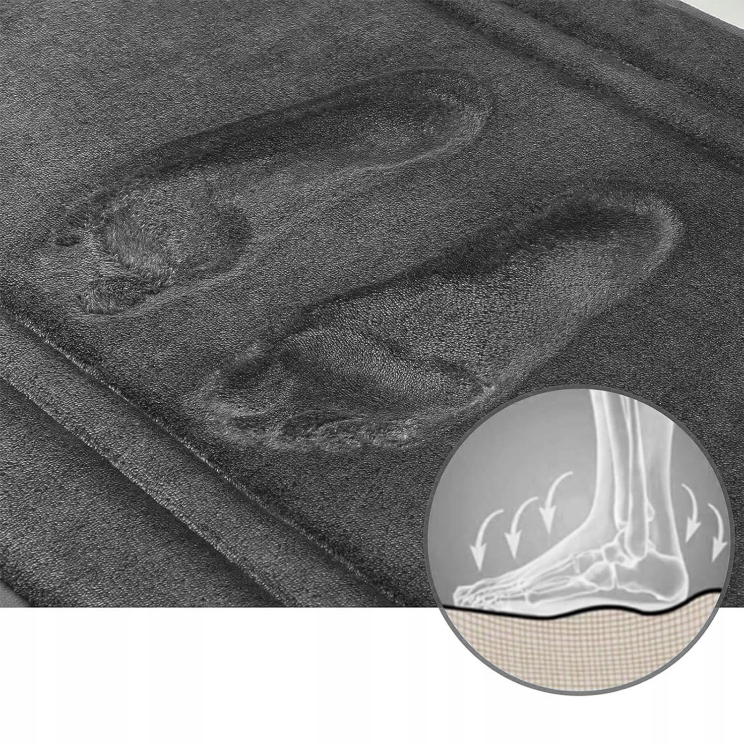 3-delige Antislip Badkamermat Set - Zacht & Absorberend