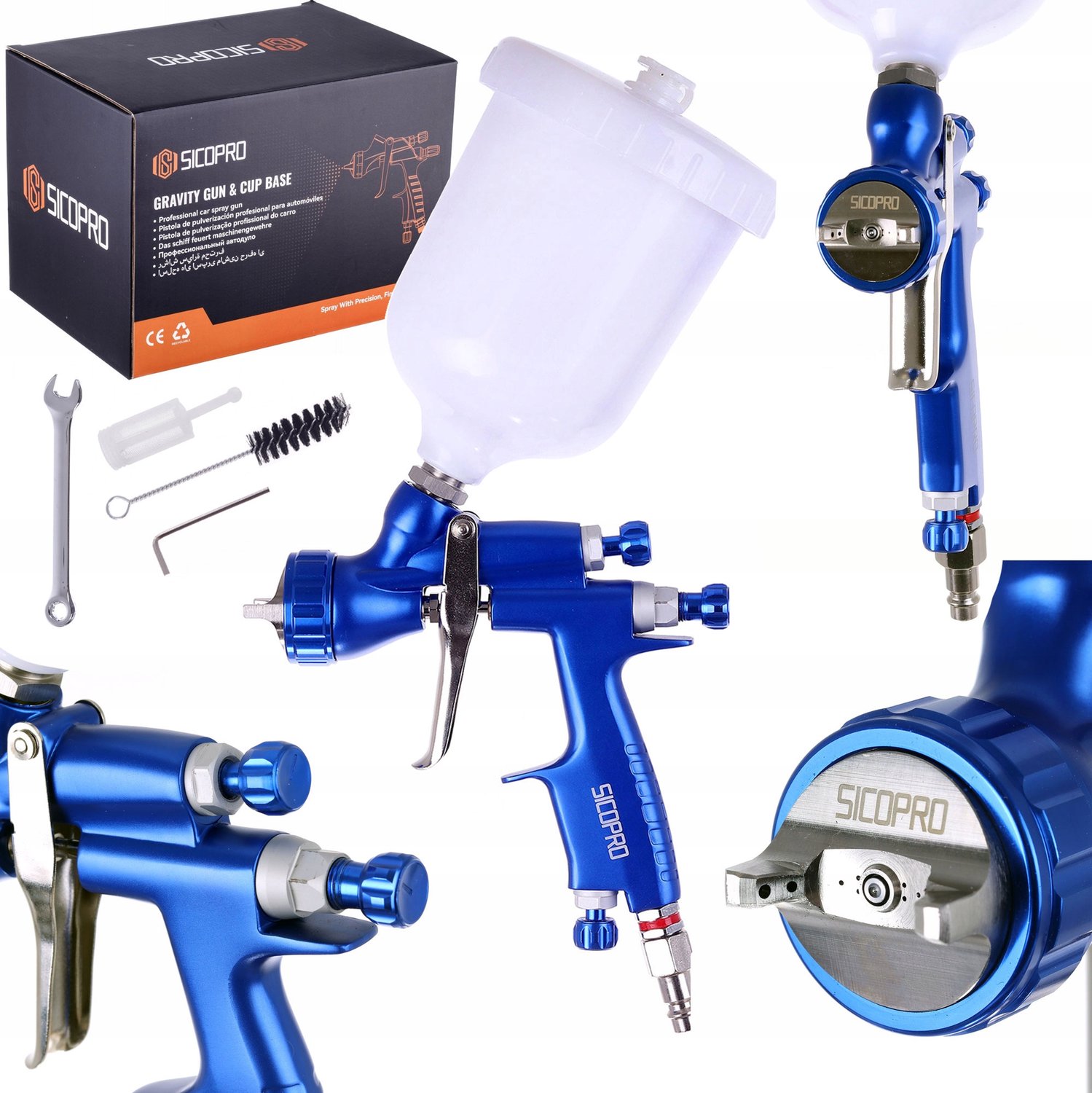 Professioneel HVLP Spuitpistool 1.2mm 2.5 Bar voor Lakken