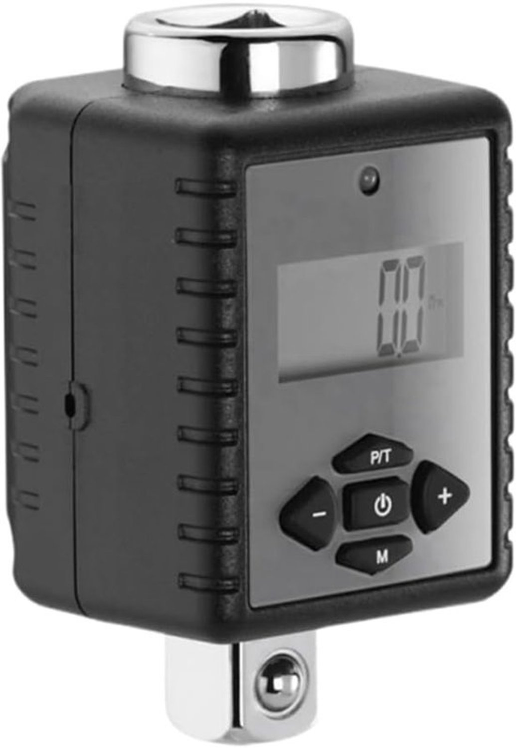 Digitale momentsleutel - Momentsleuteladapter - Precisiewerk - Audiofeedback - 0.3-30 Nm - Zwart