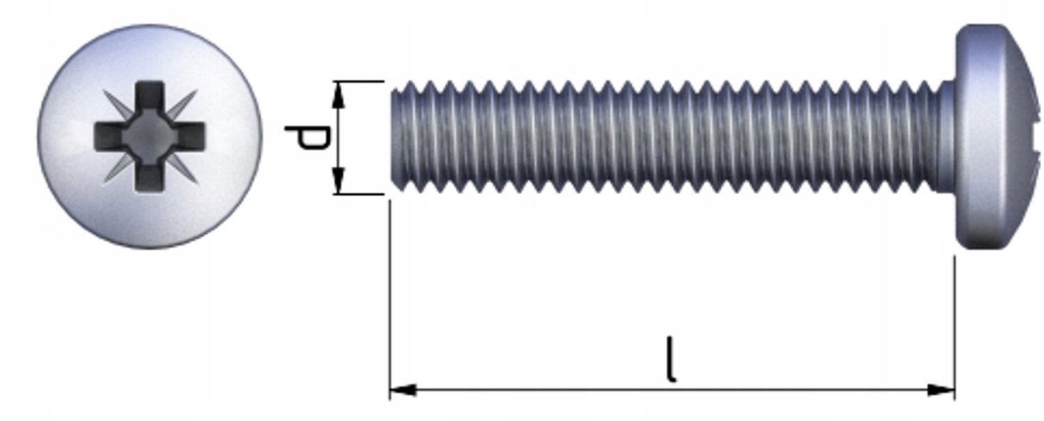 Cilinderschroeven M5x20 DIN 7985 Verzinkt 18 Stuks
