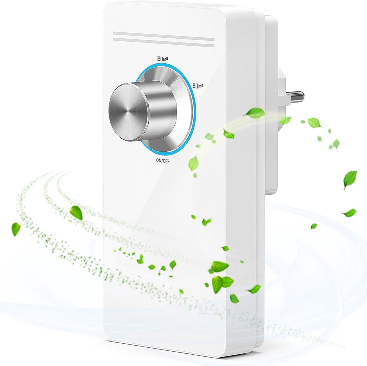 Plug In Huisstofmijt - Luchtreiniger Mini - Plug-In Luchtreiniger - plug-in luchtreiniger - geurbestrijder voor kamers, rook, badkamer, huisdieren - Luchtreiniger voor thuis - formaldehyde en onaangename geuren