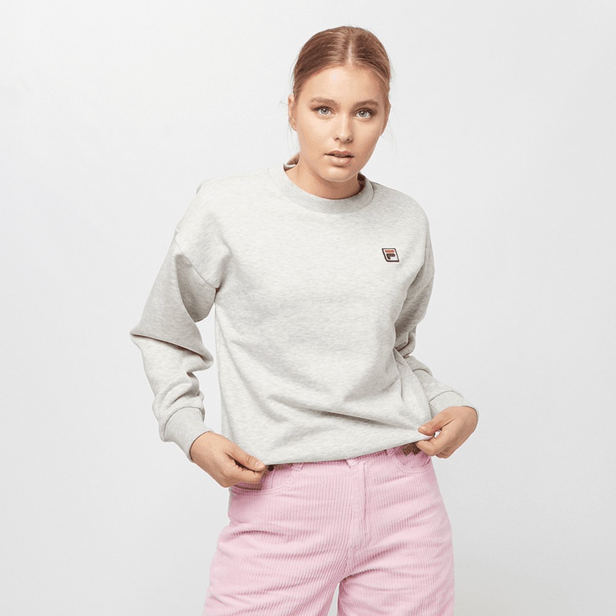 Fila Women Suzanna Crew Sweat XS Dames Grijs