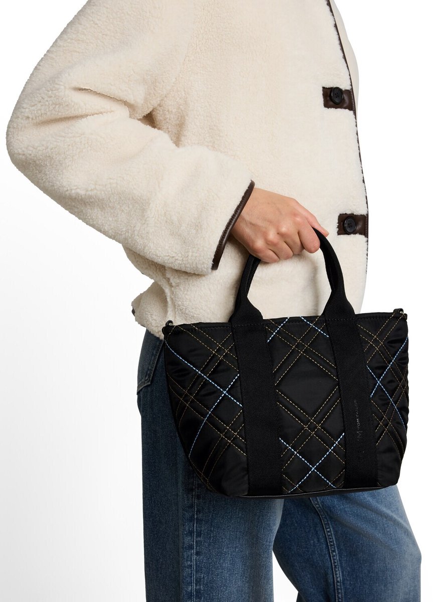 TOM TAILOR handtas schoudertas Aminta Zip Shopper Black zwart