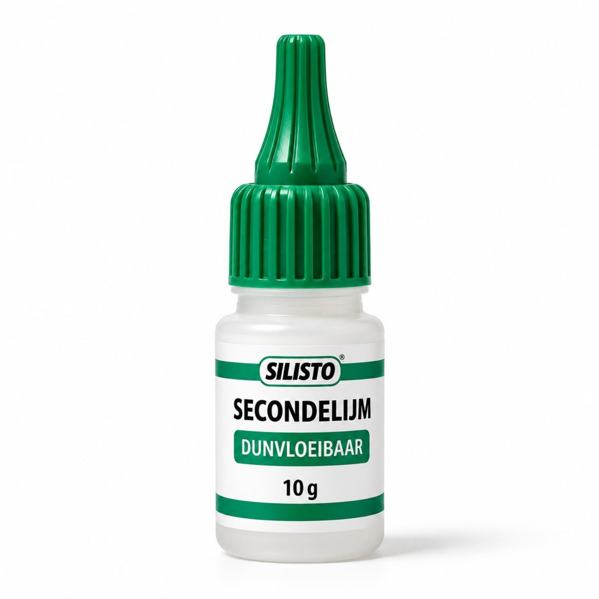 SILISTO Secondelijm 10 g – Dunvloeibare Superlijm voor Metaal, Kunststof, Rubber, Glas & Modelbouw