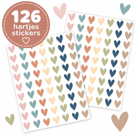 Pastel Hartjes Stickers – Valentijn – Meisjes Stickers – Beloningsstickers – Stickervellen – Stickers Planner – Stickervellen Meisjes – Stickers Volwassenen – Kaarten Maken – Knutselen Meisjes – Bullet Journal Stickers – Valentijnsdag