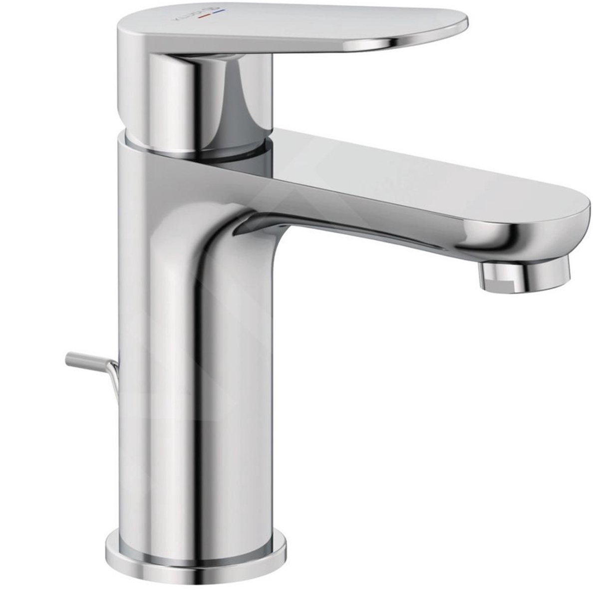 KLUDI-X1 Wastafel-EHM 100 - met afvoergarnituur chroom, 322880575