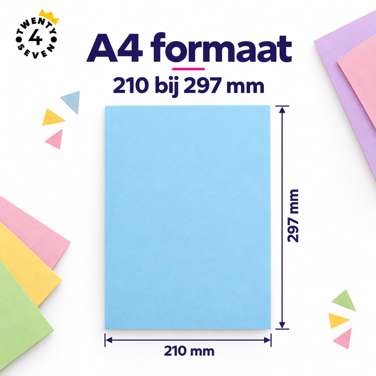 Twenty4seven® Gekleurd Papier A4 - 100 Vellen Origami, Vouwpapier en Knutselpapier - 80 Grams FSC - Surprise Knutselen voor Kinderen - Sinterklaas Cadeau - 20 Projecten — cadeau in Hobby - foto 2