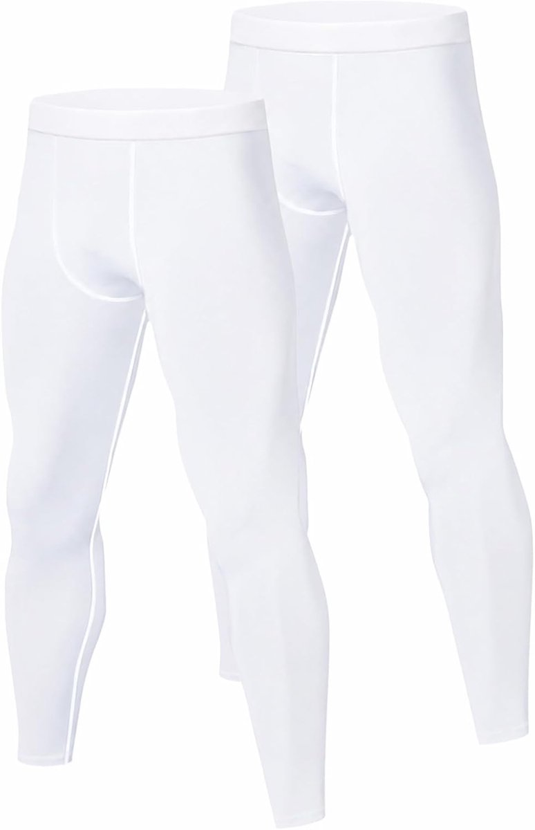 Compressiebroek voor heren, atletische hardlooplegging, trainingsbroek, sneldrogende basislaag voor basketbal, sport, voetbal, sportschool, voetbal, ademende onderbroek