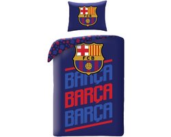 FC Barcelona Dekbedovertrek Barca - 140x200/70x90cm - katoen