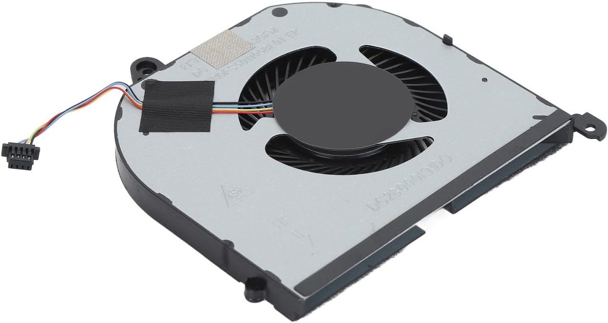 Koelventilator voor XPS 15 9570 XPS 15 7590 XPS 15-9570 Precision 5530 5540-serie, DC 5V 0,5A Laptopvervangende Ventilator, 4-pins CPU GPU-koelventilator, Aluminiumlegering (CPU)