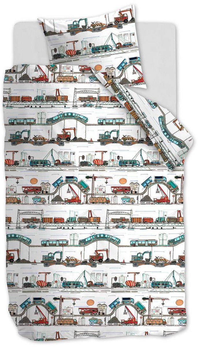 Beddinghouse Kids City View Dekbedovertrek - Eenpersoons - 140x200/220 cm - Multi