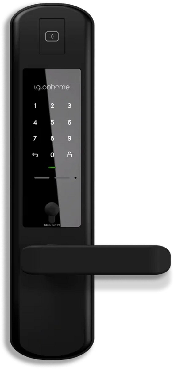 Igloohome Mortise 2 – Slim Deurslot – Keyless Toegang – Pincode, Bluetooth & RFID – Smart Lock