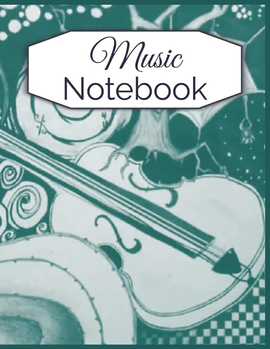Notebook: Blank Sheet Music Manuscript Paper | 8 Staves per Page | Standard Staff Paper Notebook for Lessons, Practice & Composing