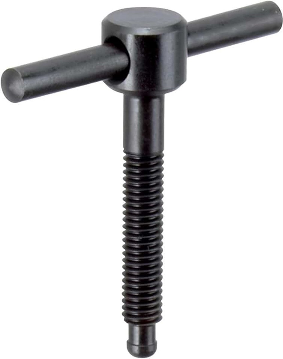 Halder Normteile Knevelschroeven, DIN 6304 met vaste knevel/zonder drukstuk, vorm E | d1=M12/l1=80 mm | 24490.0013