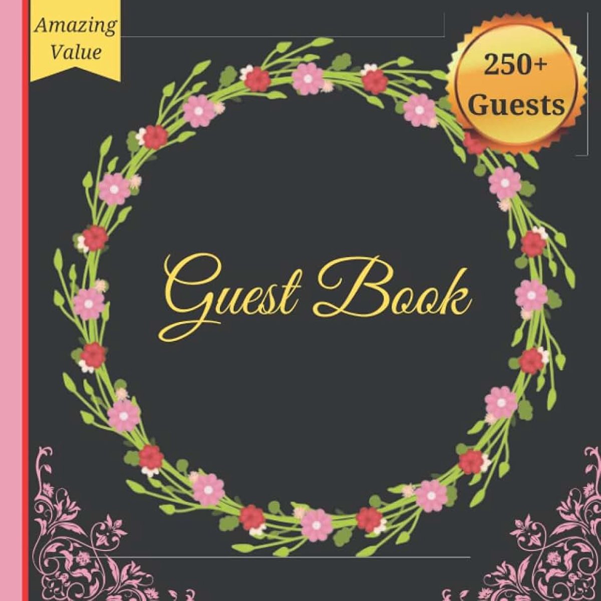 Book: guestbook, wedding reception, for funeral, alternatives, for vacation home, for party, for funeral celebration of life, graduation party, ... for wedding, for home, for baby shower.