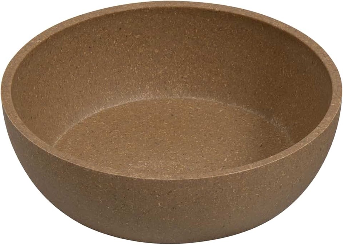 Bamboe, beige, elegant design, antislip, inhoud 1000 ml, Ø 17,5 x 5,7 cm, ideaal voor honden en katten, praktisch en modern, model Bon Appetit