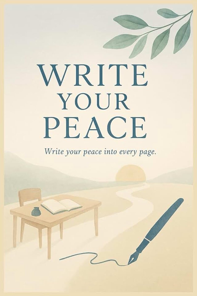 Every page: Daily Space for Mental Wellness, Gentle Expression & Emotional Clarity