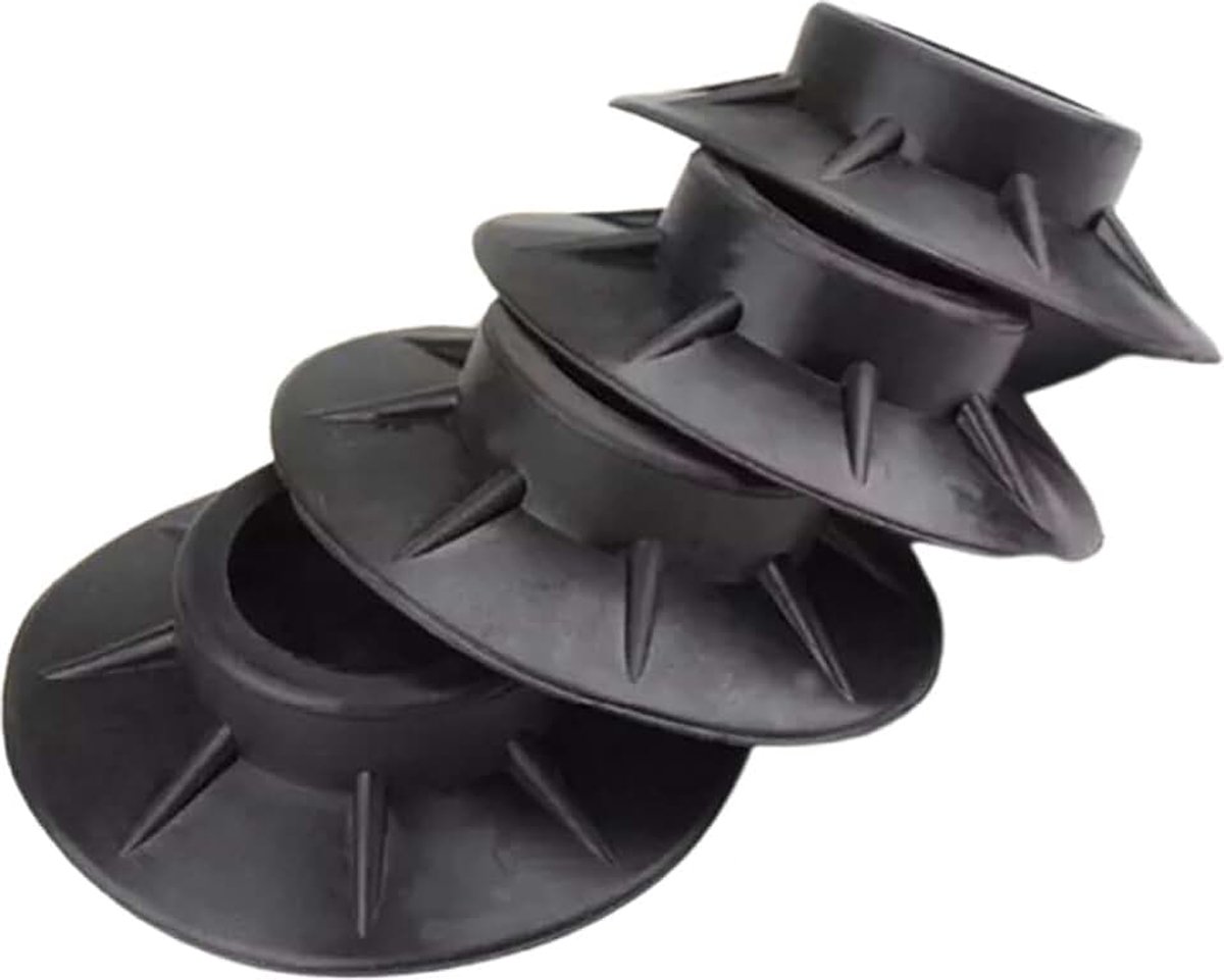 Wasmachine – Set van 8 stuks – Extra dik - Voetjes wasmachine & droger - Wasmachine demper – Anti trillings pads