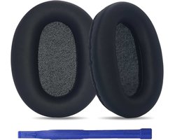 Vervangende Oorkussens Compatibel Met Sony WH-CH720n/WH-CH710n/WH-CH700n/WH-Rf400&Mdr-Zx780/Mdr-Zx770/Mdr-10r Hoofdtelefoon, Zacht Eiwitleer (Zwart)