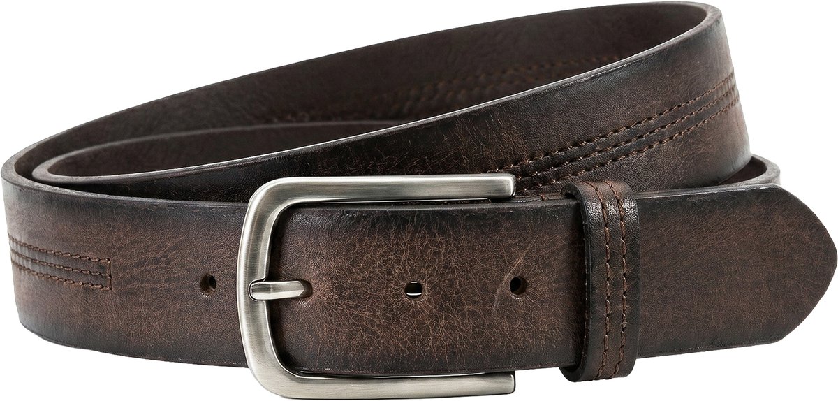 HECHTER leren heren riem - bruin