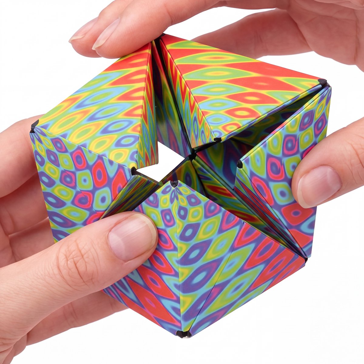 Magnetische Kubus Puzzel - Speed Cube - Fidget Toys - Breinbrekers - Alternatief voor Rubiks Cube - 6 x 6 x 6 cm - Friemelkubus - Friemel, ADHD, Anti Stress Speelgoed - Multicolor - Silvergear