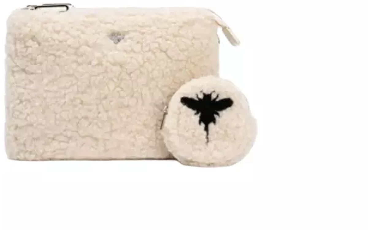 Stuff Maker Teddy crossbody tas in wit