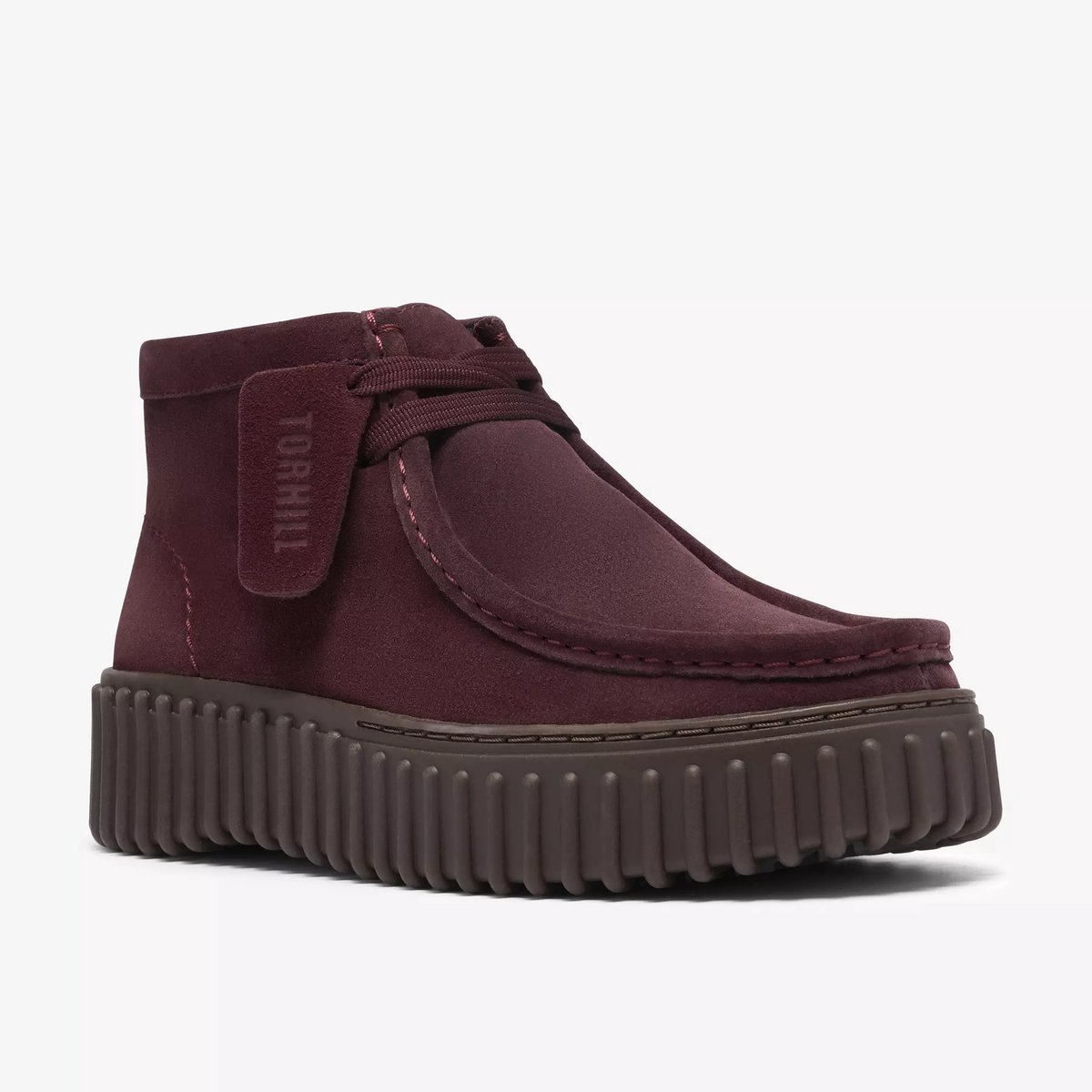 Clarks Shoes Torhill Moss Booties Bruin,Paars EU 37 1/2 Vrouw