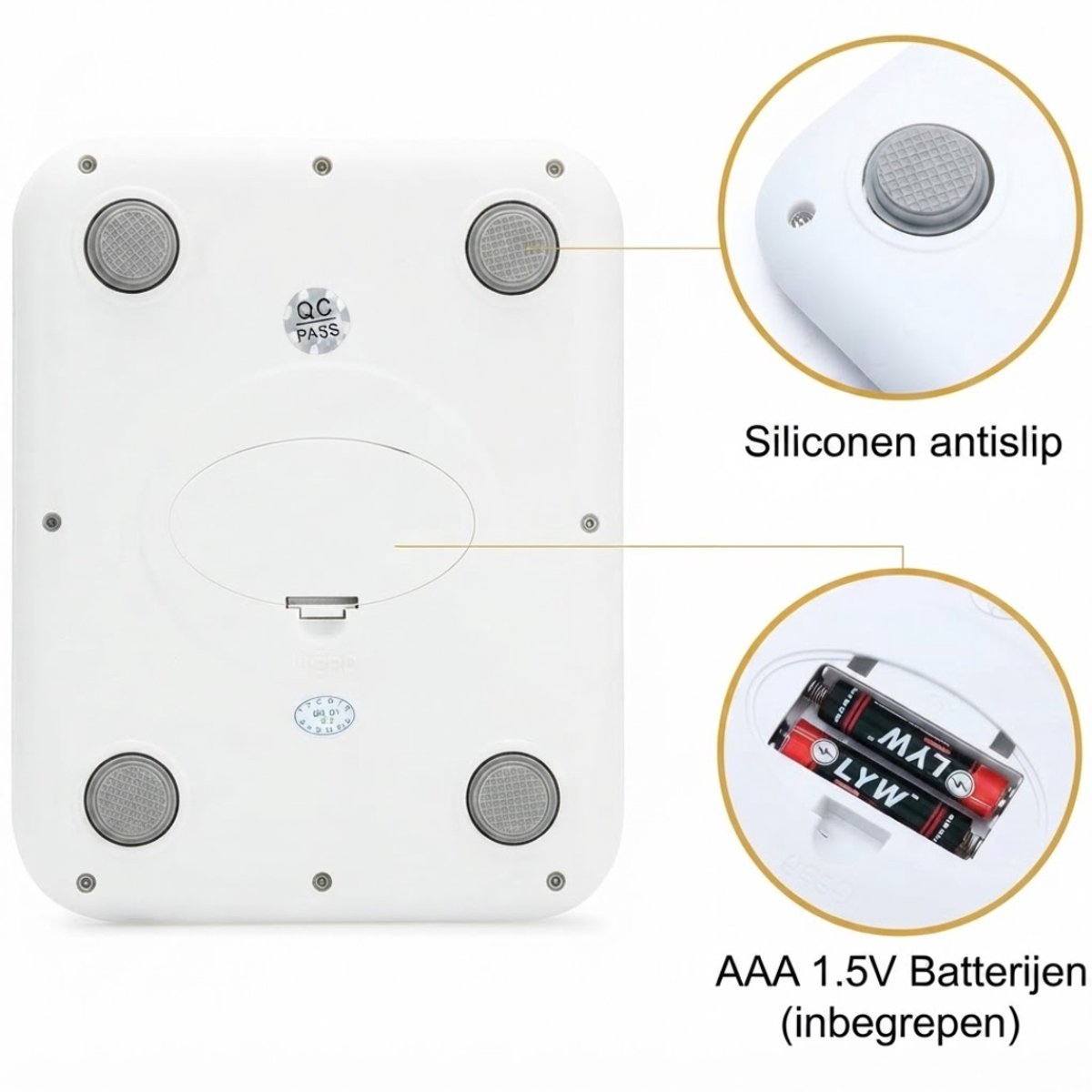 SP® Keuken Weegschaal - Keukenweegschaal - Keukenweegschaal Digitaal - Zilver - 18cm x 14cm x 2cm
