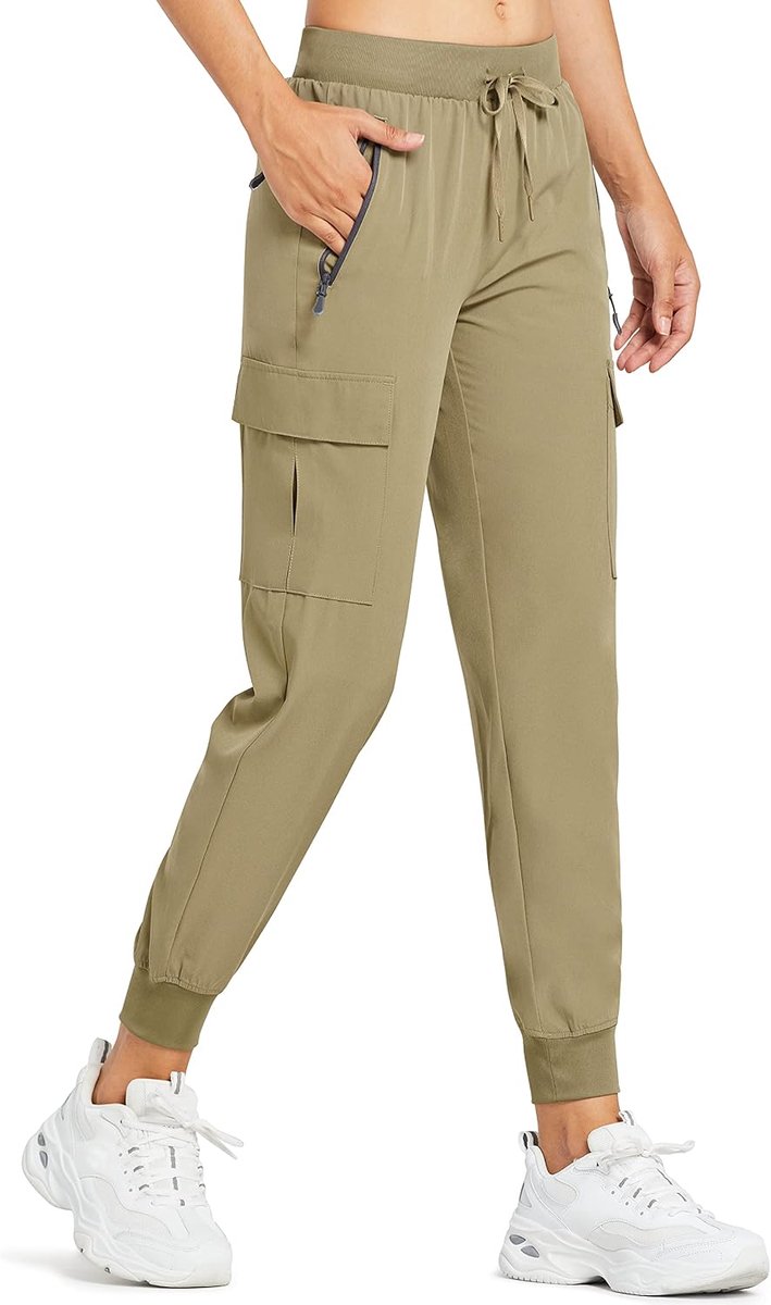 Cargobroek voor Dame Joggingbroek Lichte Wandelbroek Sneldrogende Sportieve Workout Lounge Casual Outdoor Broek