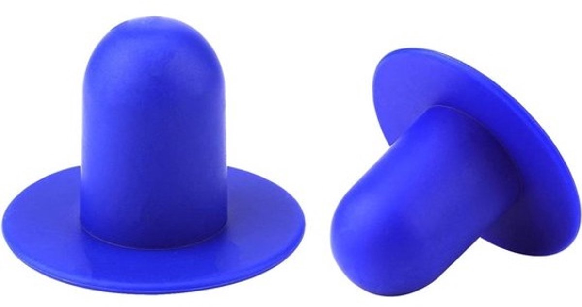 Zwembad Plug - Filterpomp Zeefgat Plugstopper voor Bovengronds Zwembad - Set van 2 - Blauw