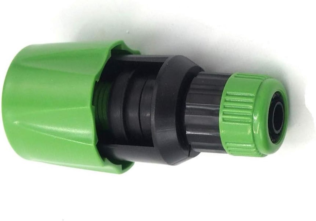 Tap Adapter, Water Kraan Adapter Keuken Tuin Slang Pijp Fitting Round Head Connector Black +