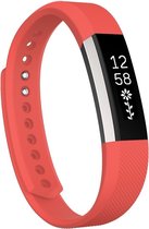 Fitbit Alta (HR) siliconen bandje | Rood / Red | Premium kwaliteit | Size: L | TrendParts