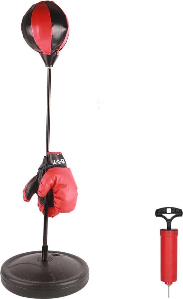 Vrijstaande Bokszak met Standaard en Vinyl Pad - 190 x 40 cm - Professionele Training