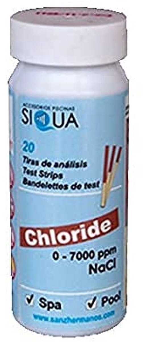 Zoutanalyse Kit voor Zwembaden - 20 Teststrips voor Zoutmeting