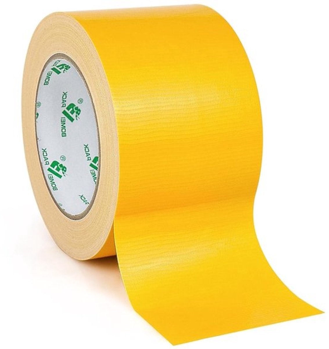 BOMEI PACK gaffertape - waterdichte pantsertape van textiel, geel, 75 mm x 30 m - ShopVlot