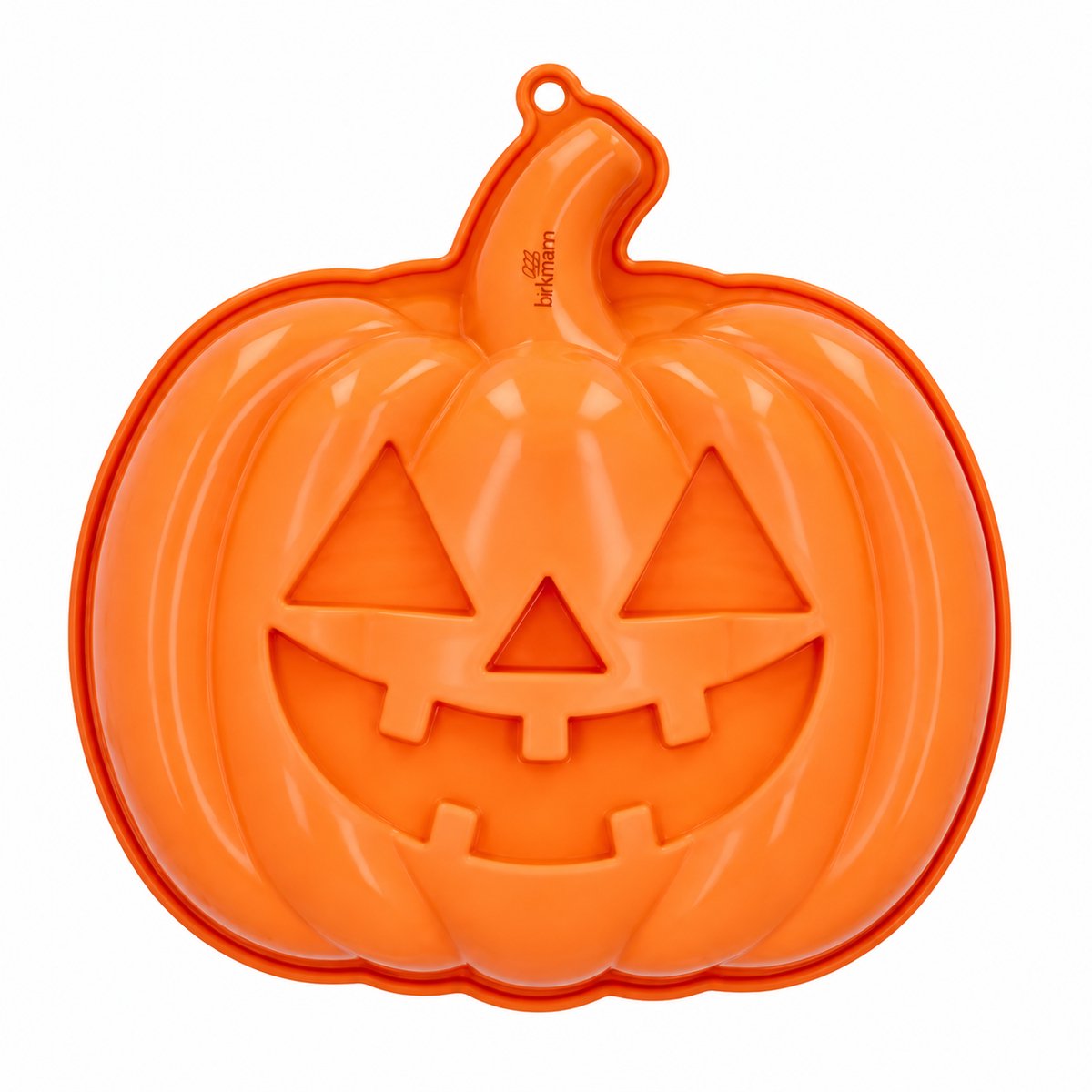 Birkmann Halloween Bakvorm Pompoen – Siliconen Bakvorm – Ø 25 cm – Voor Taart & Cake – Oranje