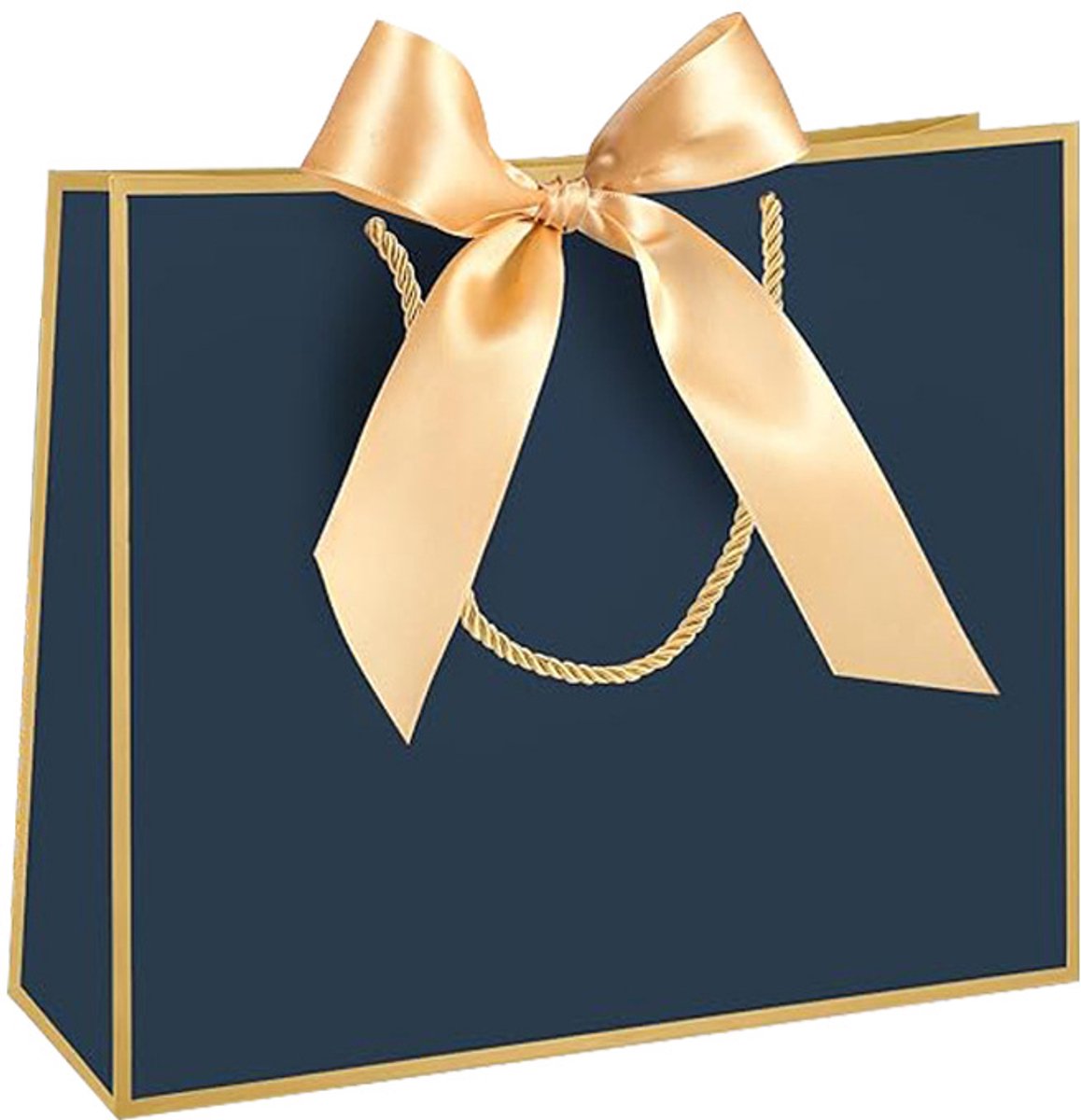 3 stuks gouden saffron geschenktas, middelgrote papieren geschenktas met handvat, geschenkverpakking met knoop, geschikt voor verjaardag, bruiloft, feest