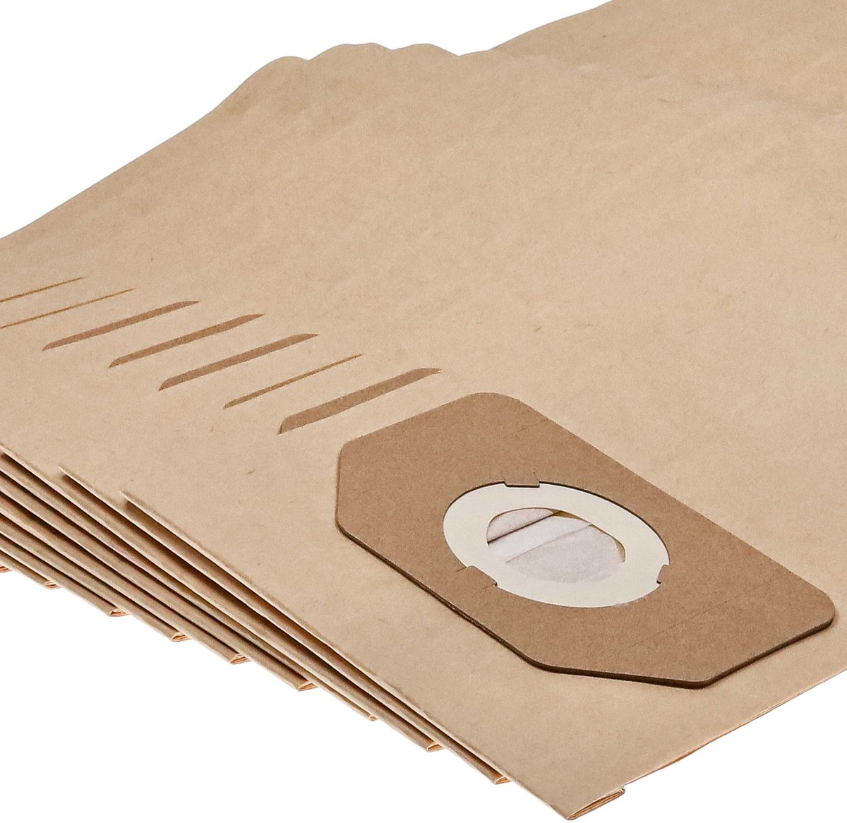 vhbw 10 stuks stofzakken, compatibel met de Draper WDV1100-stofzuiger – 30 cm x 17,5 cm, bruin