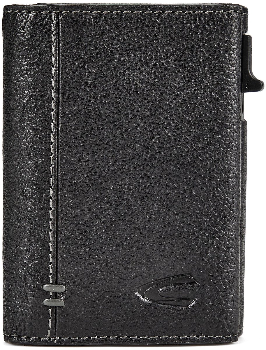 camel active kaarthoes Thunder Credit Card Slider Black zwart