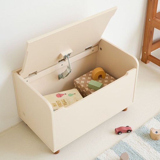 Petite Amélie Houten speelgoedkist Lune - Beige — afbeelding 5